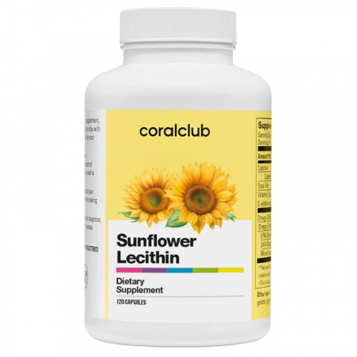 Активное долголетие: Sunflower Lecithin / Лецитин подсолнечный, abbassamento del colesterolo, agpi, aizkuņģa dziedzeris, aknā